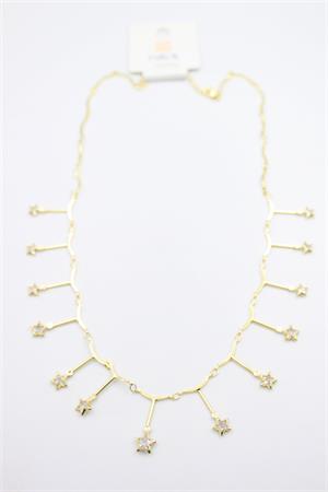 Yıldız Sallantılı Kolye - Altın