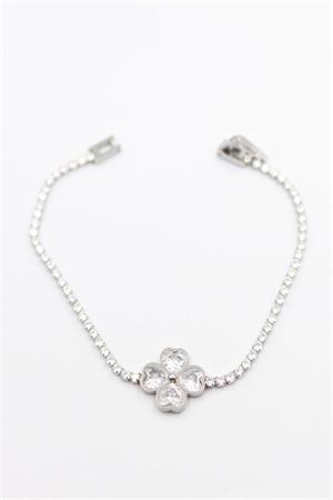 Yonca Su Yolu Bileklik - Gümüş