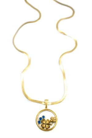 Yoncalı Fanus İtalyan Kolye - Altın