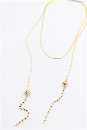 Zincir Sallantılı Kolye - Altın