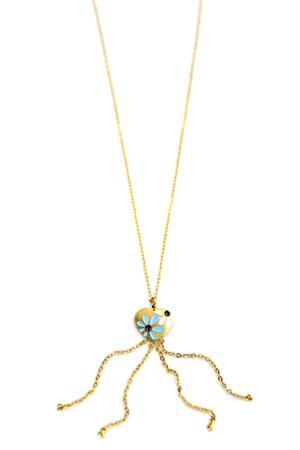 Zincirli Kalp Kolye - Altın