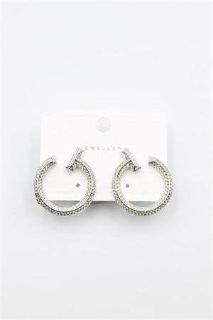 Zirkon Taşlı Küpe - Gümüş