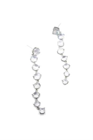 Zirkon Taşlı Küpe - Gümüş