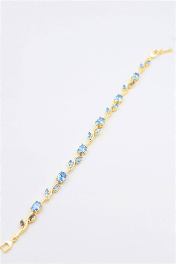 Çiçek Bileklik - Altın