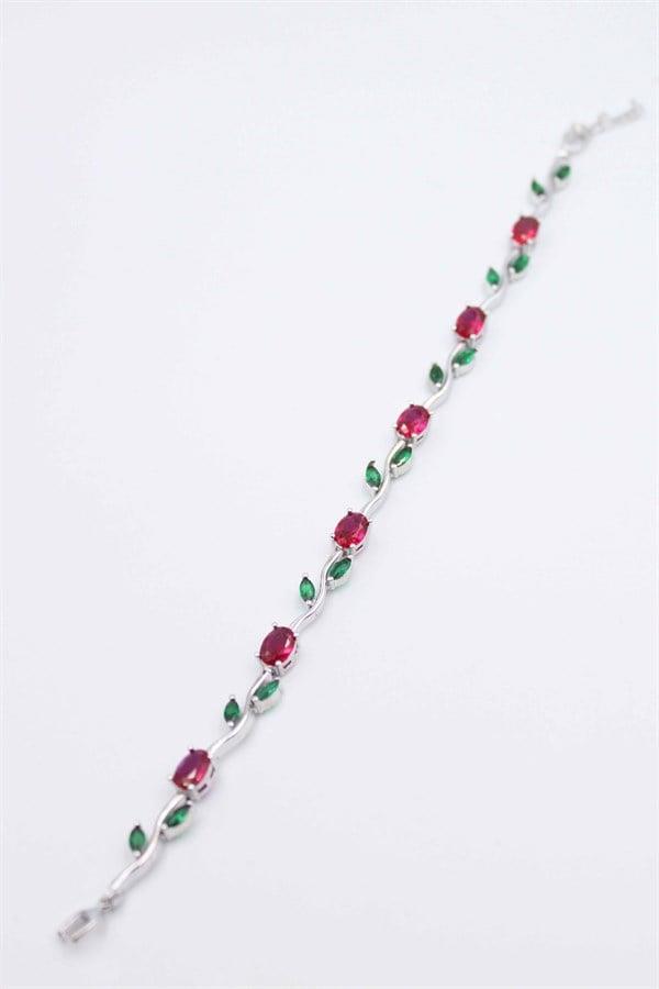 Çiçek Bileklik - Gümüş