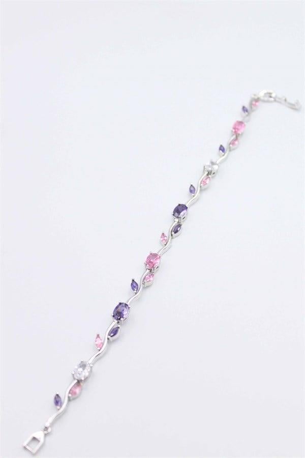 Çiçek Bileklik - Gümüş