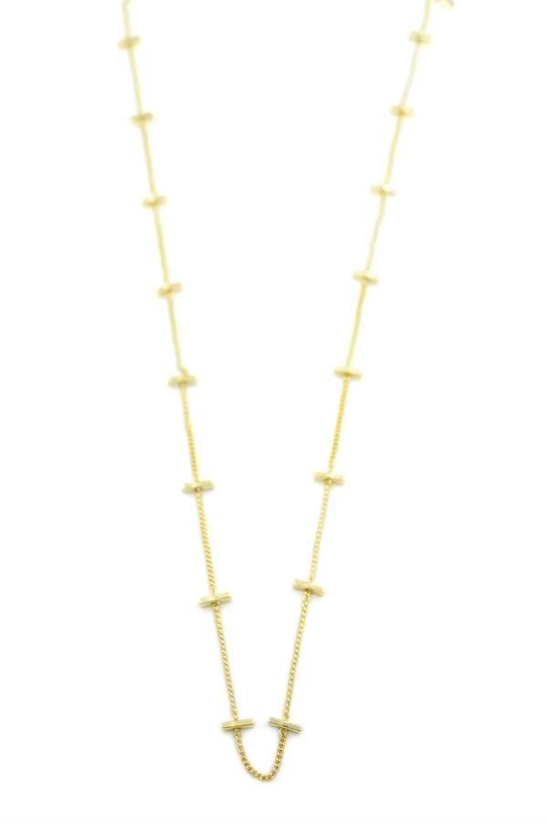 Çubuk Kolye - 45cm - Altın