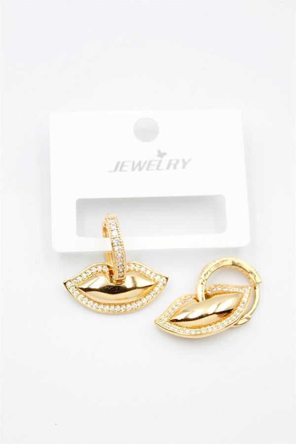 Dudak Küpe - Altın