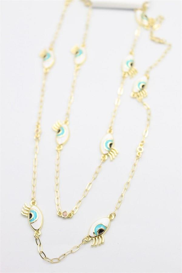 Göz Vip Kolye - Altın