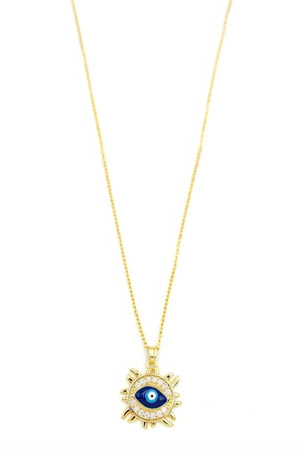 Güneş Kolye - Altın