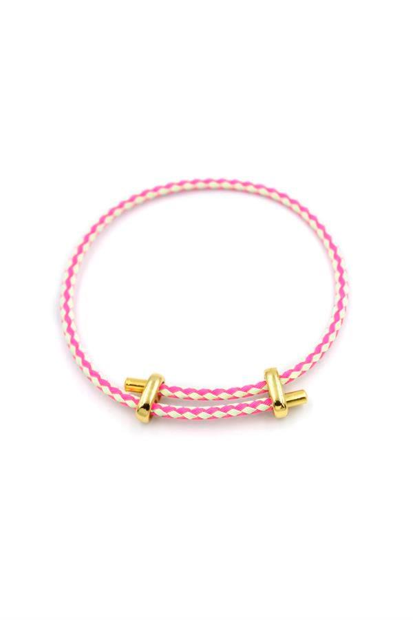 İp Bileklik - Fuşya