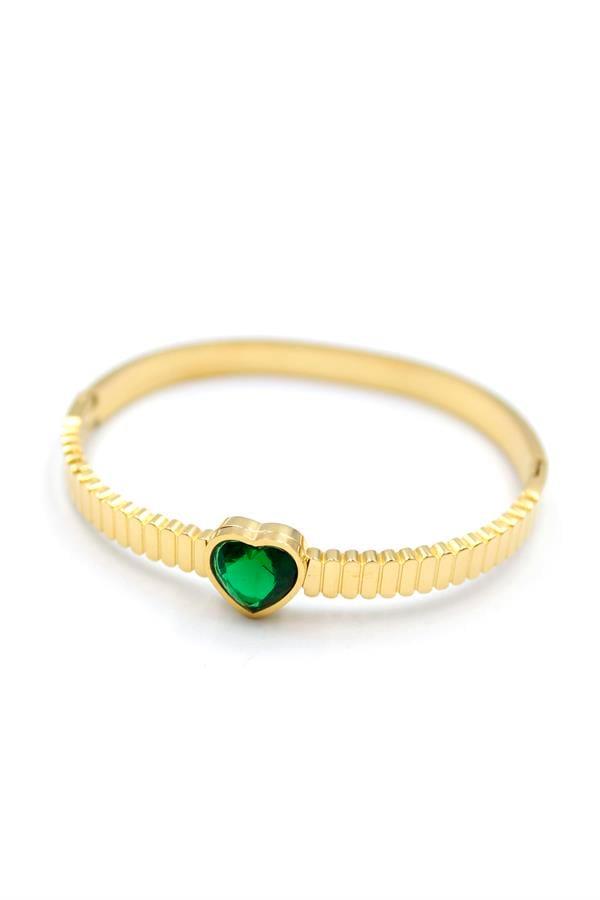 Kalp Bilezik - Yeşil