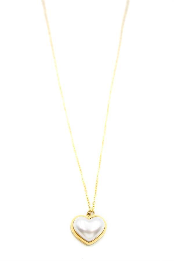 Kalp Kolye - Altın