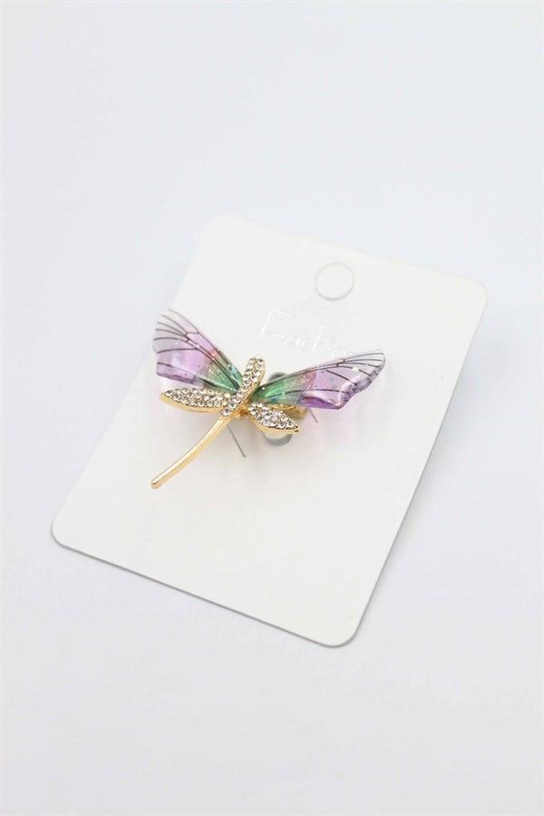 Kelebek Broş - Pembe