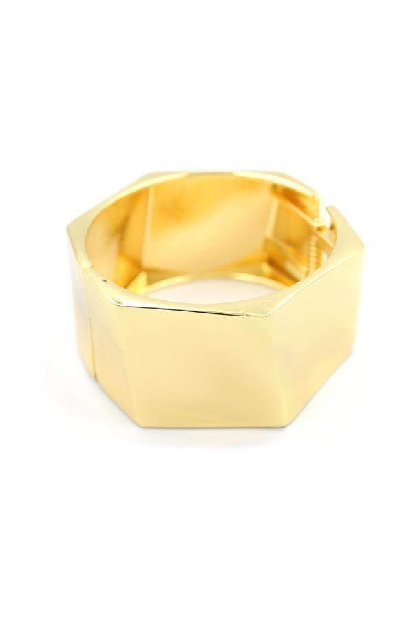 Kelepçe Bilezik - Altın