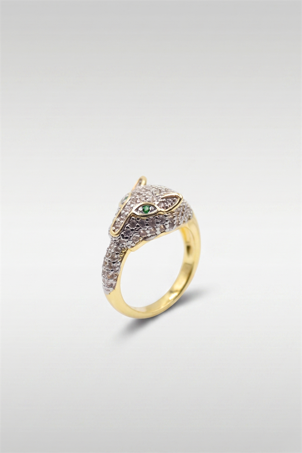 Leopar Yüzük - Altın