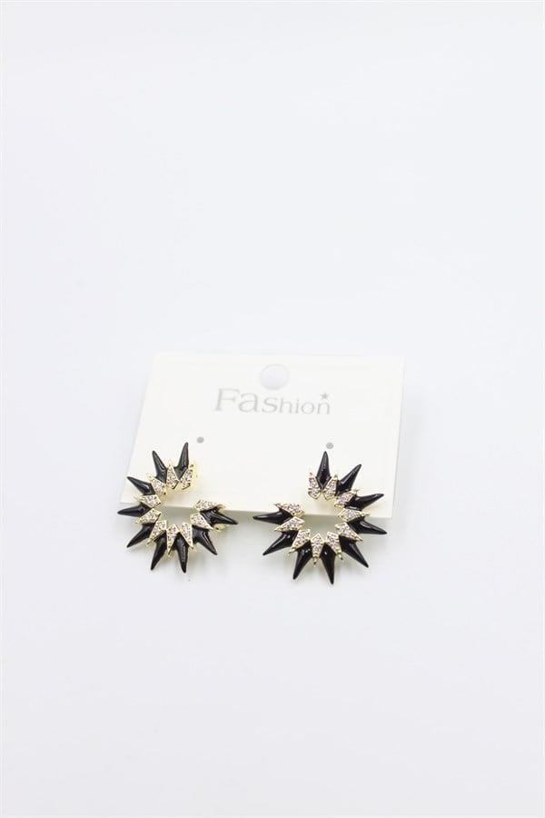 Mineli Küpe - Siyah