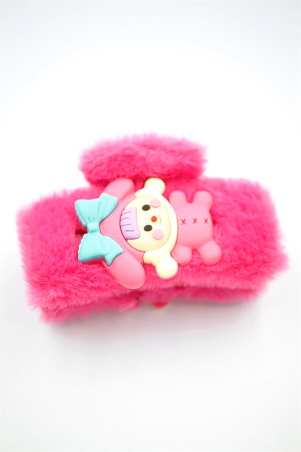 Peluş Tırmık Toka - Pembe