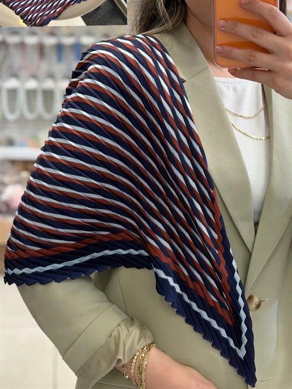 Piliseli Fular 70X70 - ÇOK RENKLİ