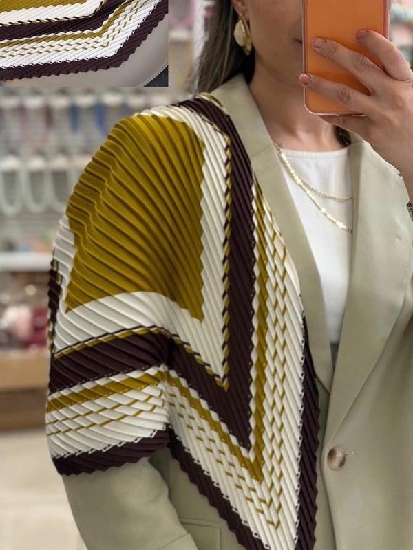 Piliseli Fular 70X70 - ÇOK RENKLİ