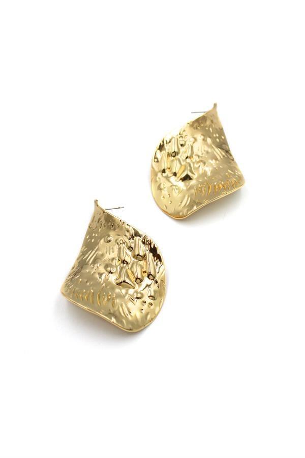 Plaka Küpe - Altın