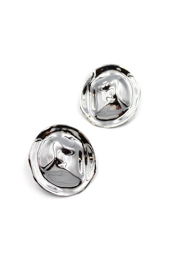 Plaka Küpe - Gümüş