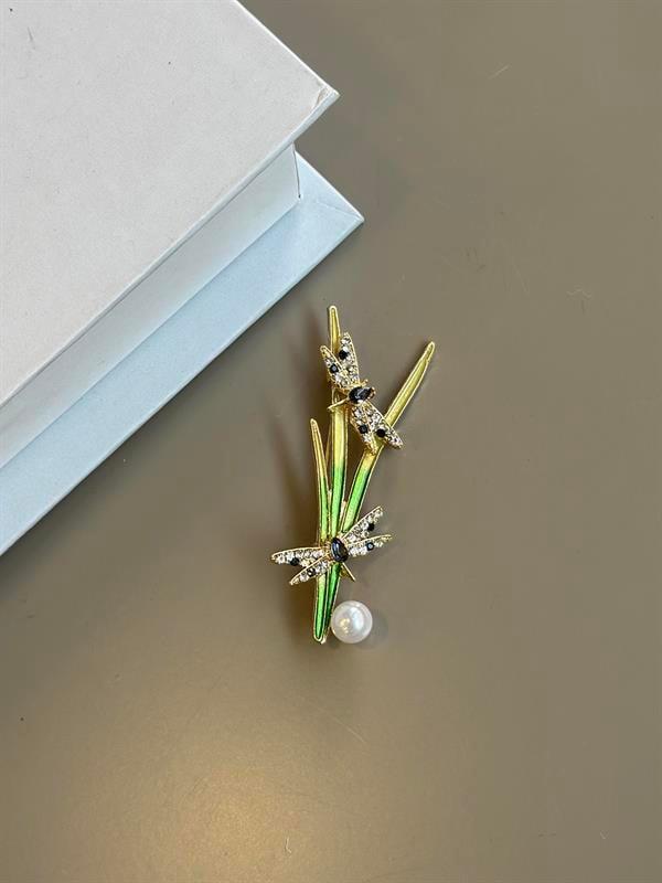 Sazlık Broş - Yeşil