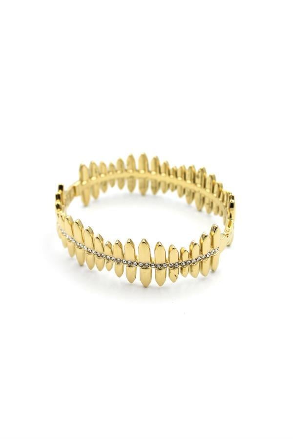 Taşlı Bilezik - Altın