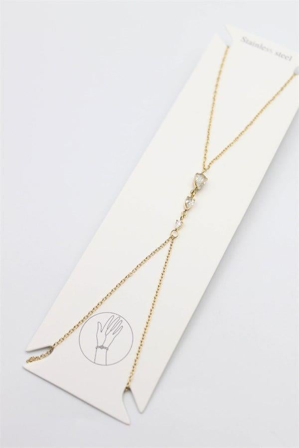 Taşlı Çelik Şahmeran - Altın