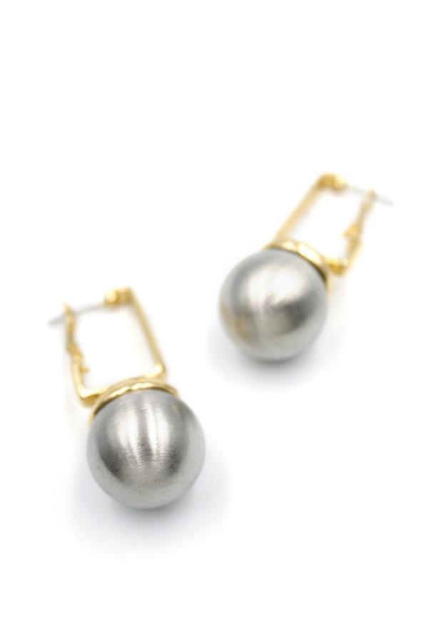 Top Küpe - Gümüş