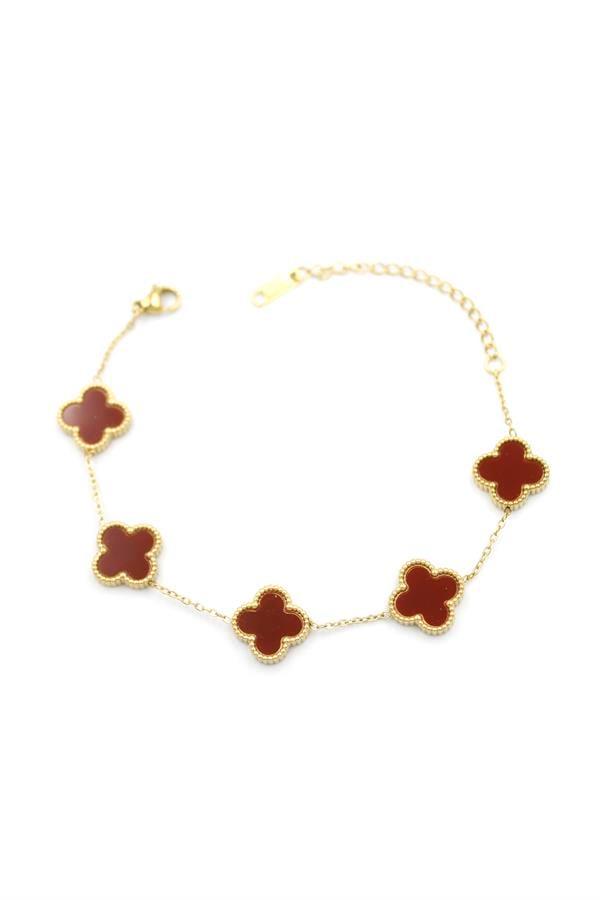 VC Yonca Bileklik - Bordo