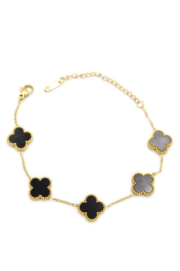 VC Yonca Bileklik - Siyah