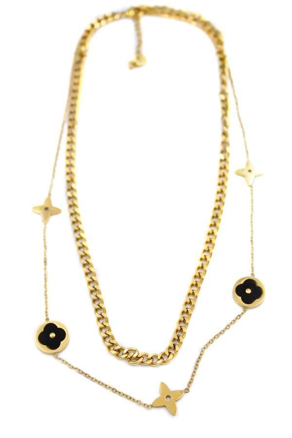 Vc Yonca Kolye - Altın