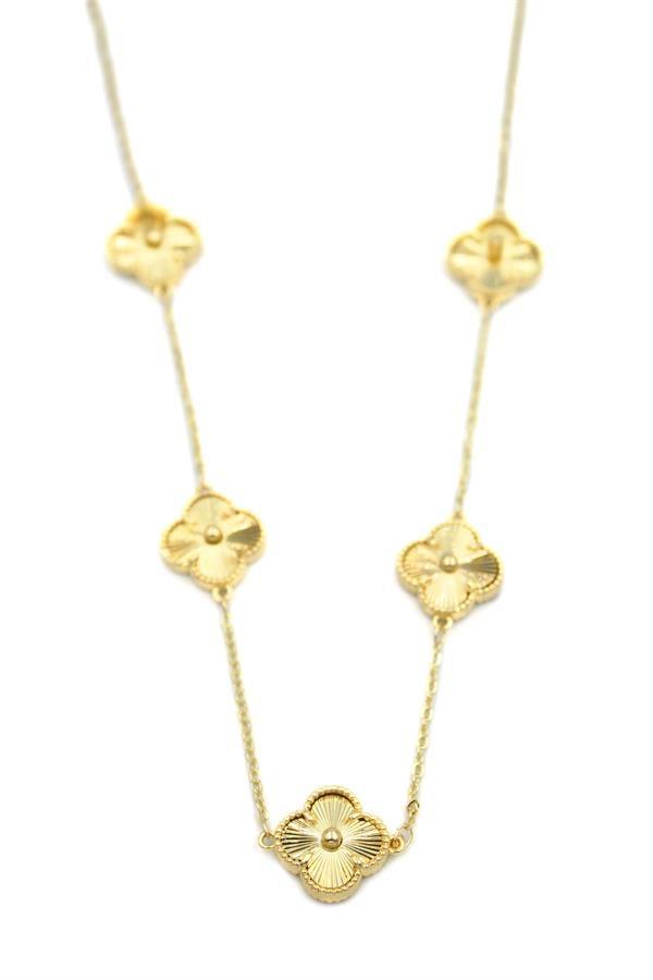 Vc Yonca Kolye - Altın