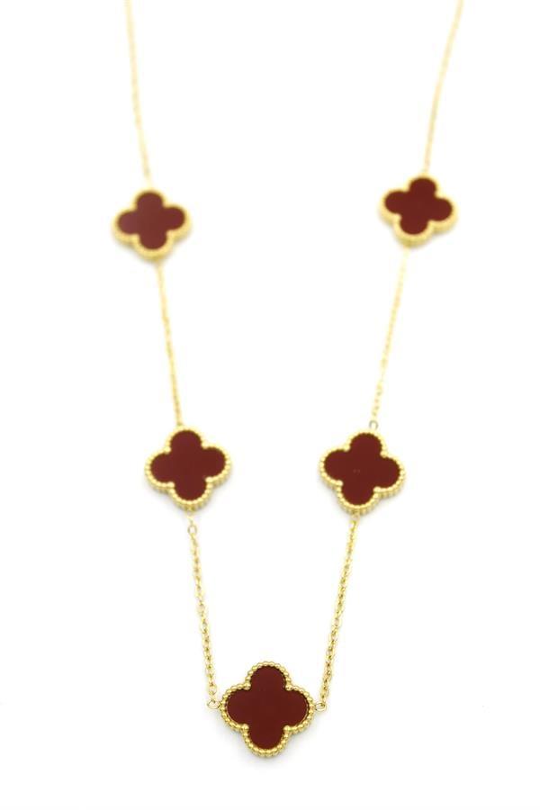 Vc Yonca Kolye - Bordo