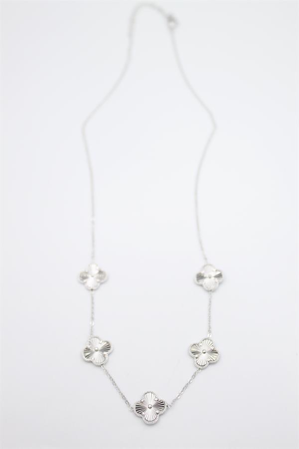 Vc Yonca Kolye - Gümüş