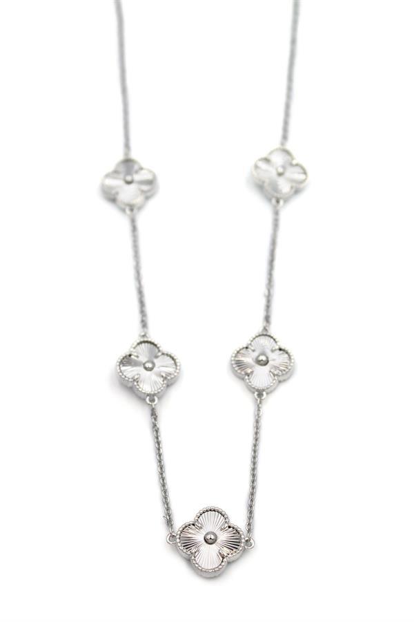 Vc Yonca Kolye - Gümüş