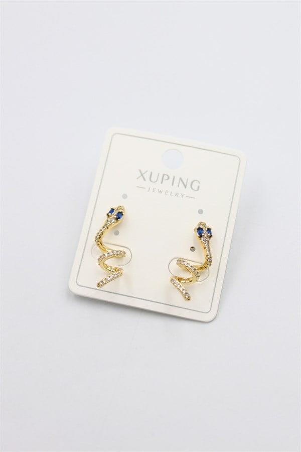 Yılan Küpe - Altın