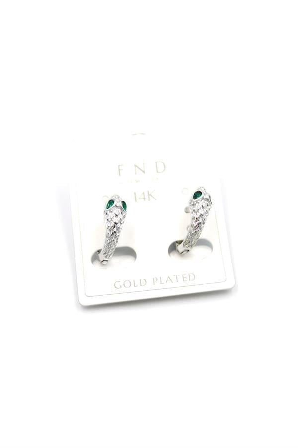 Yılan Küpe - Gümüş