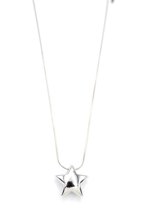 Yıldız Kolye - Gümüş