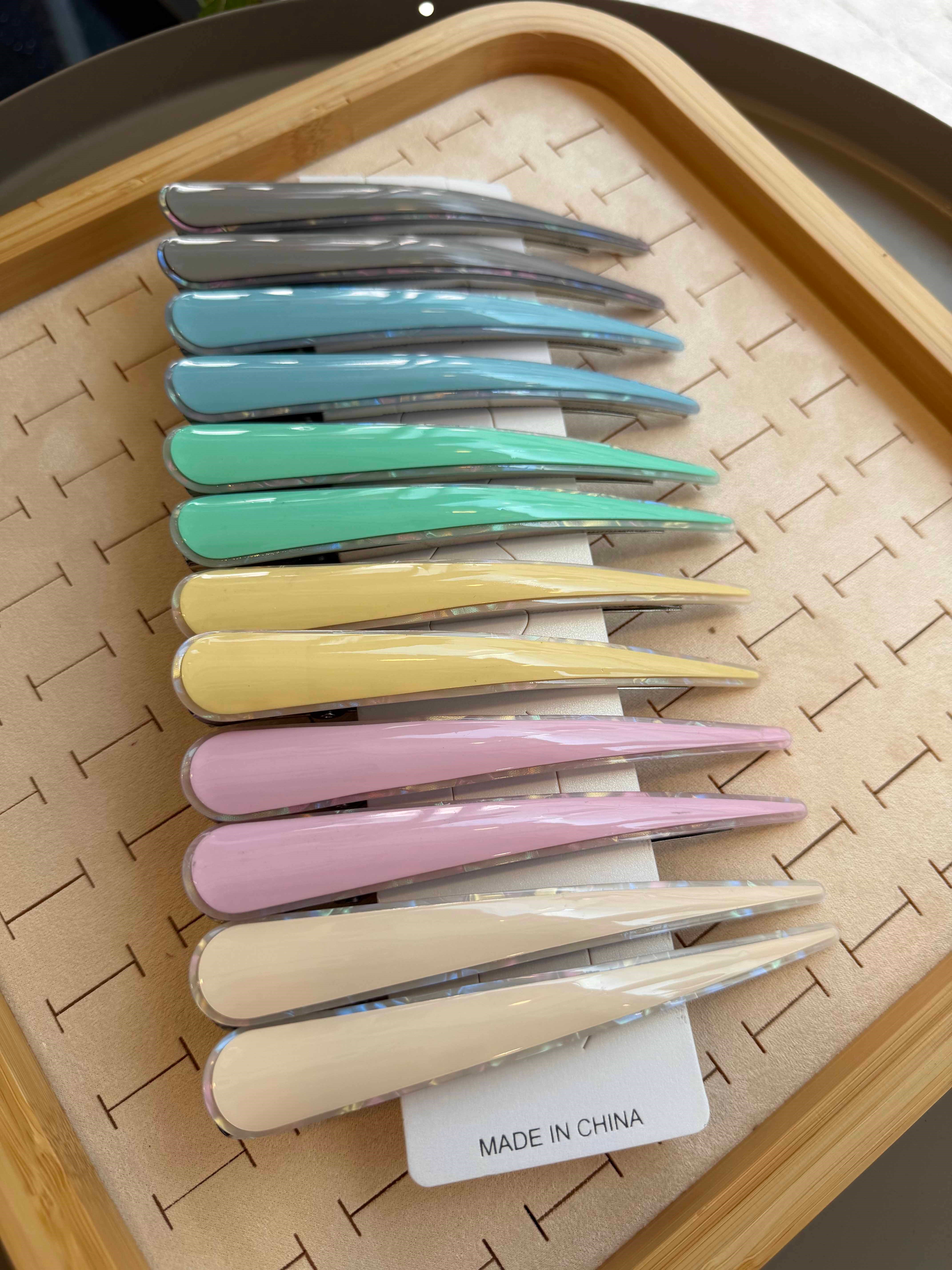 12'li Pastel Pens Toka 14 cm - ÇOK RENKLİ - Toptan Takı