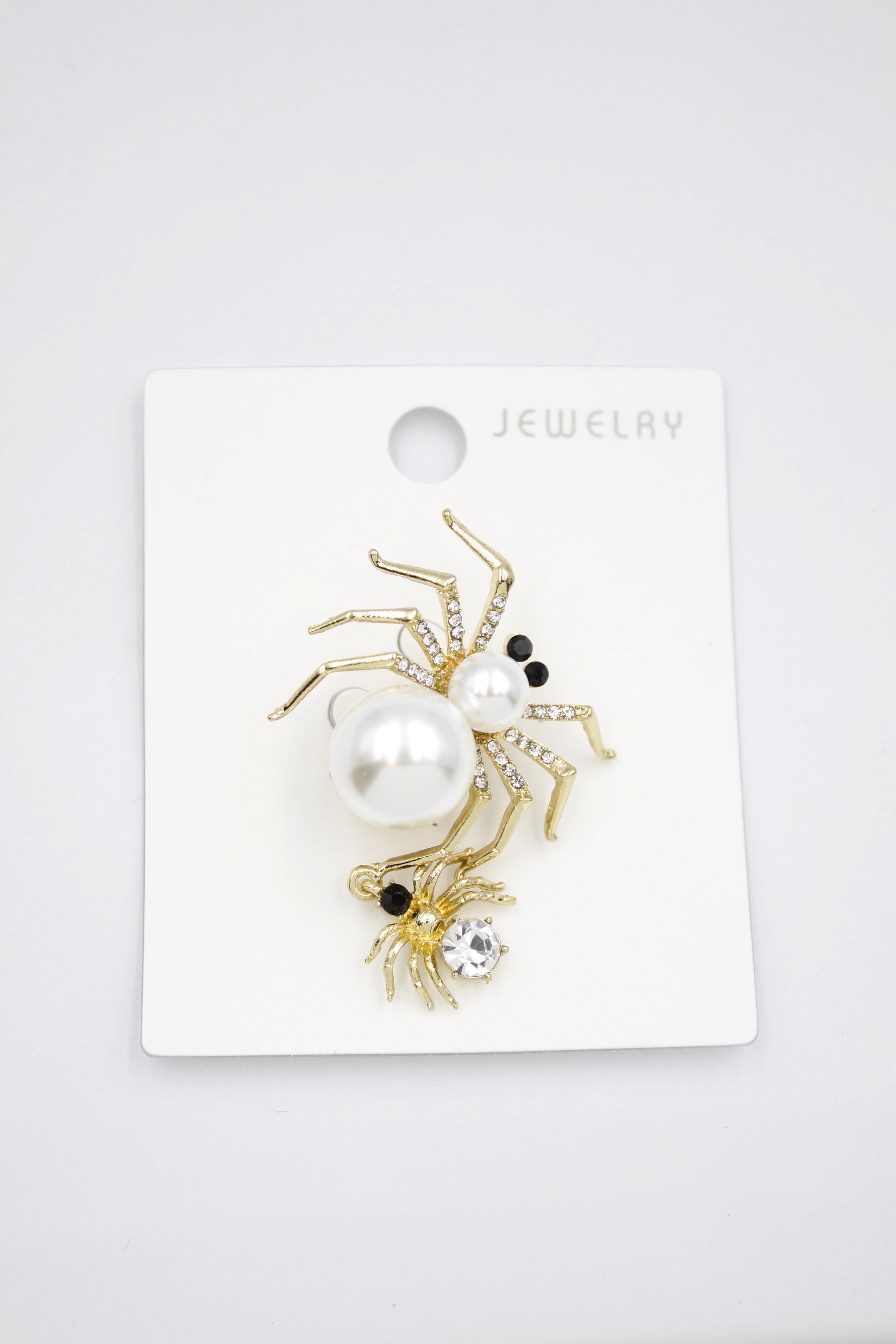 Örümcek Broş - Altın