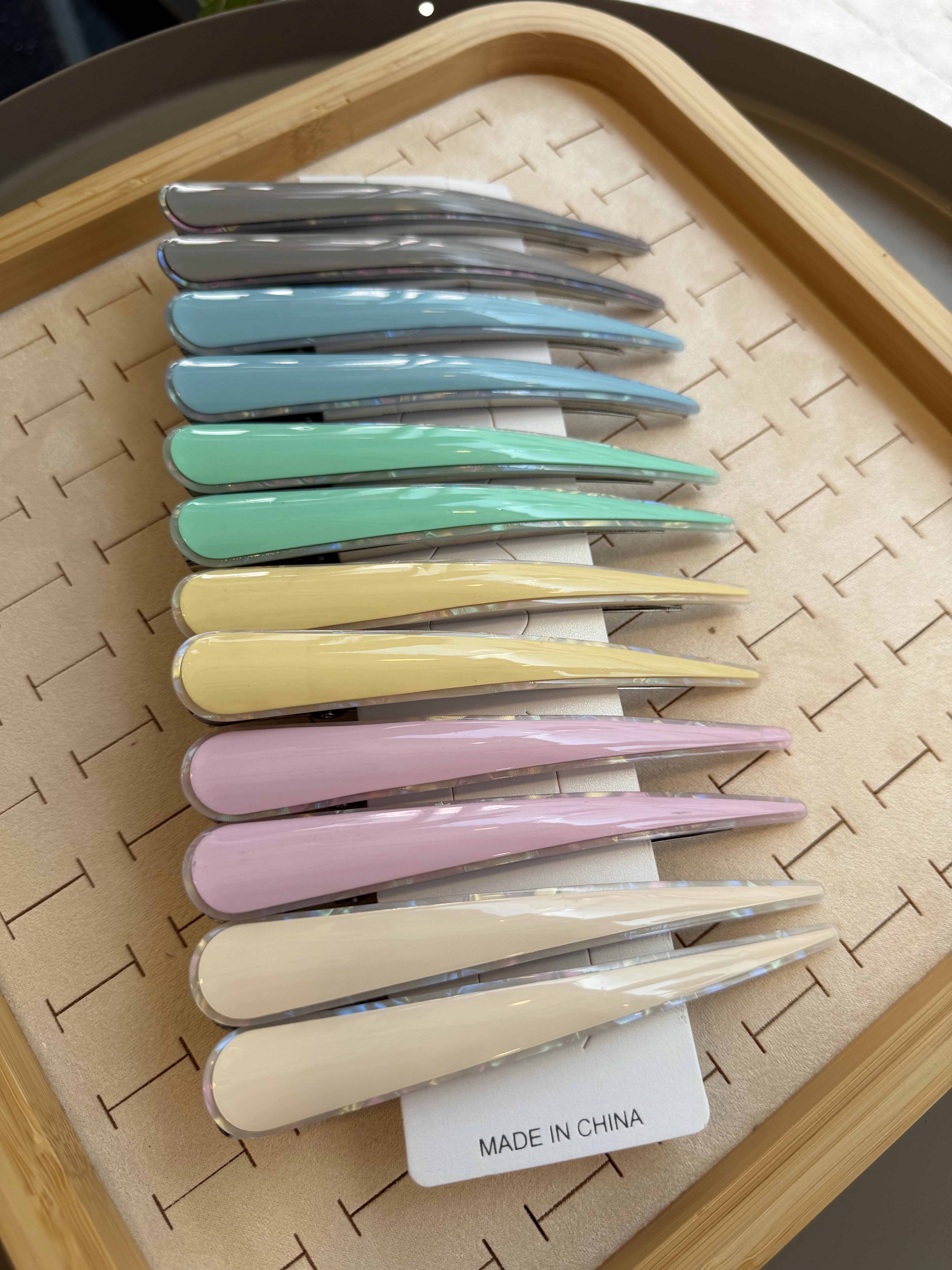 12'li Pastel Pens Toka 14 cm - ÇOK RENKLİ - Toptan Takı