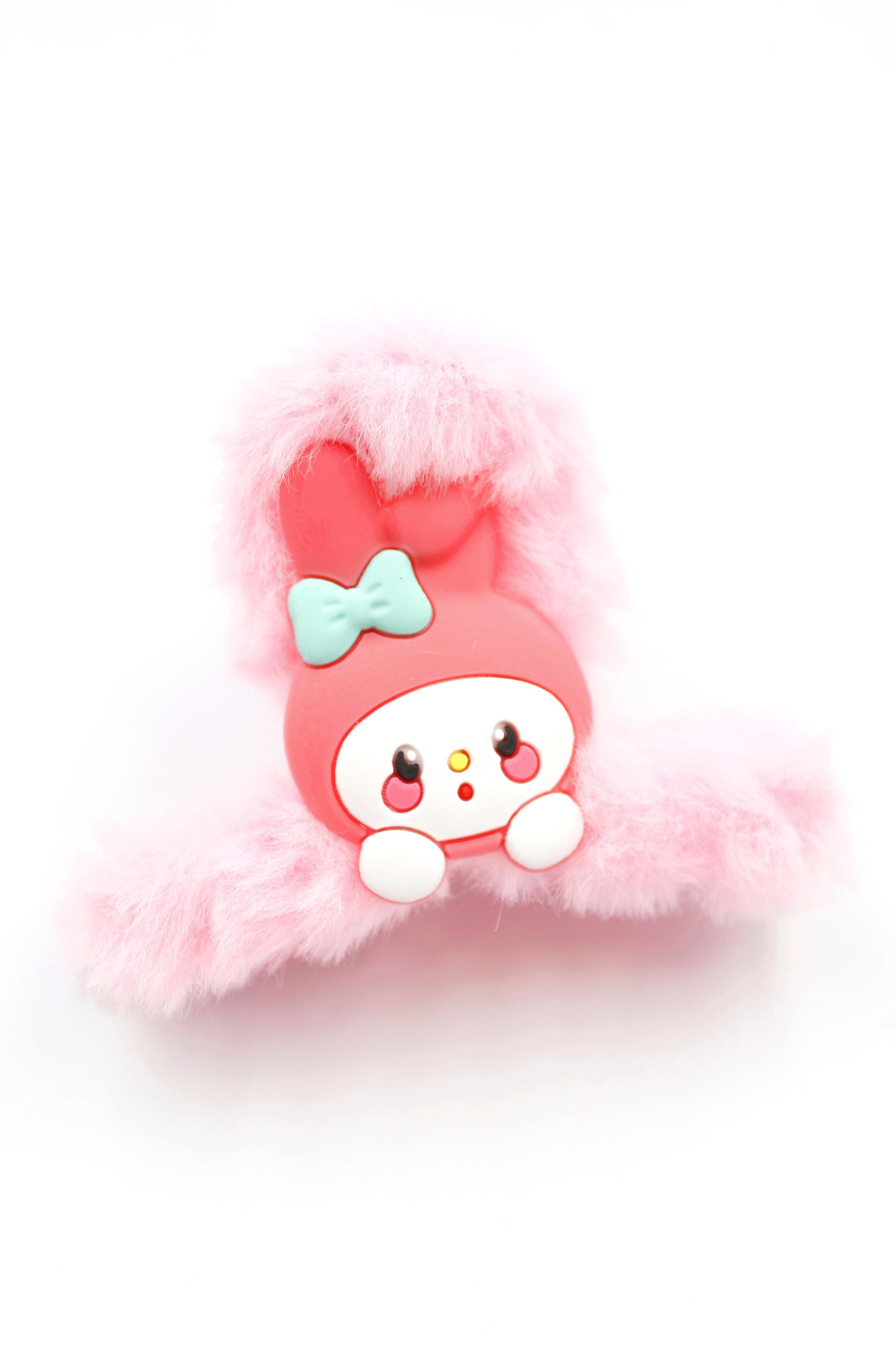 12'li Peluş Toka - ÇOK RENKLİ