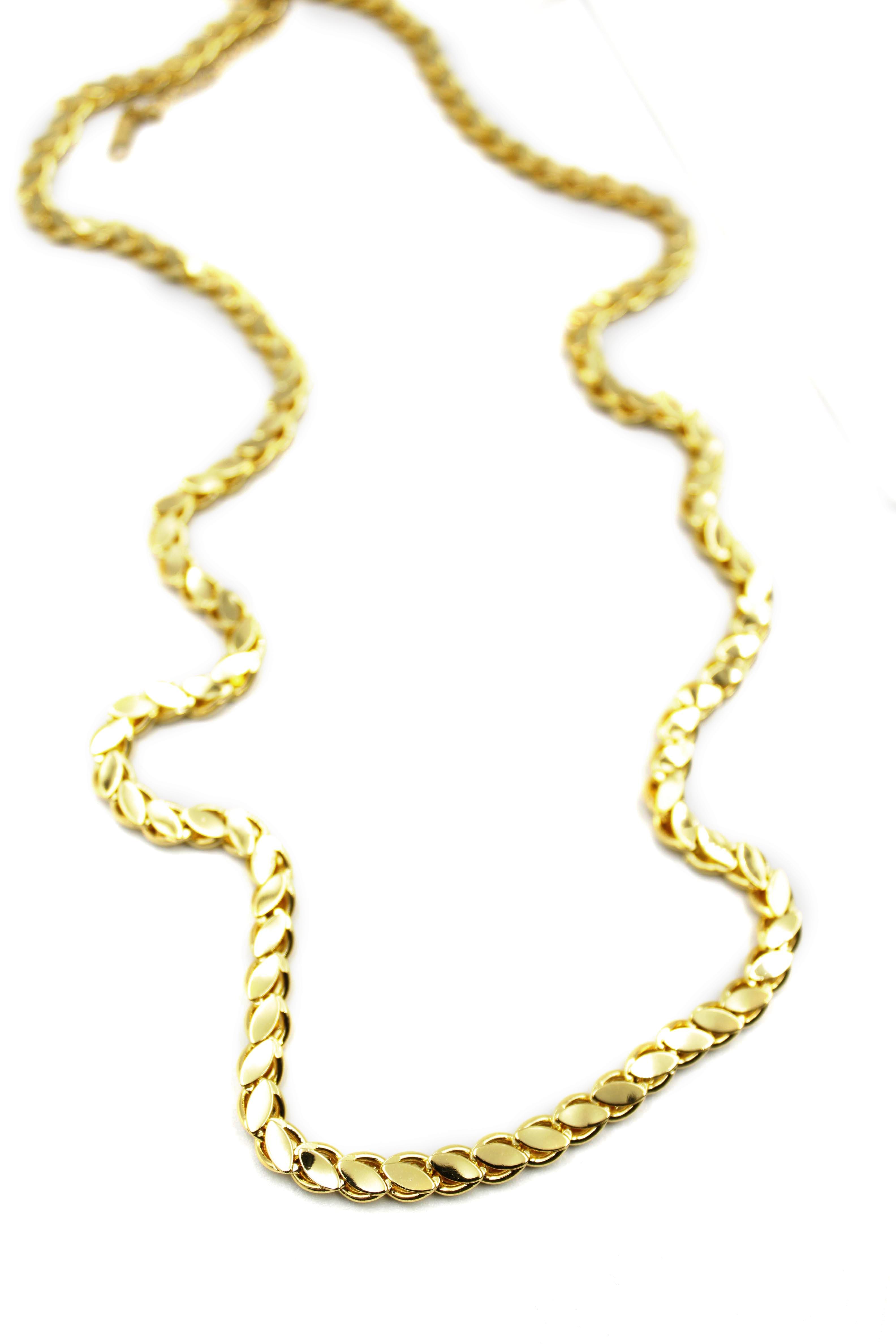 Arpa Zincir Kolye 60CM - Altın