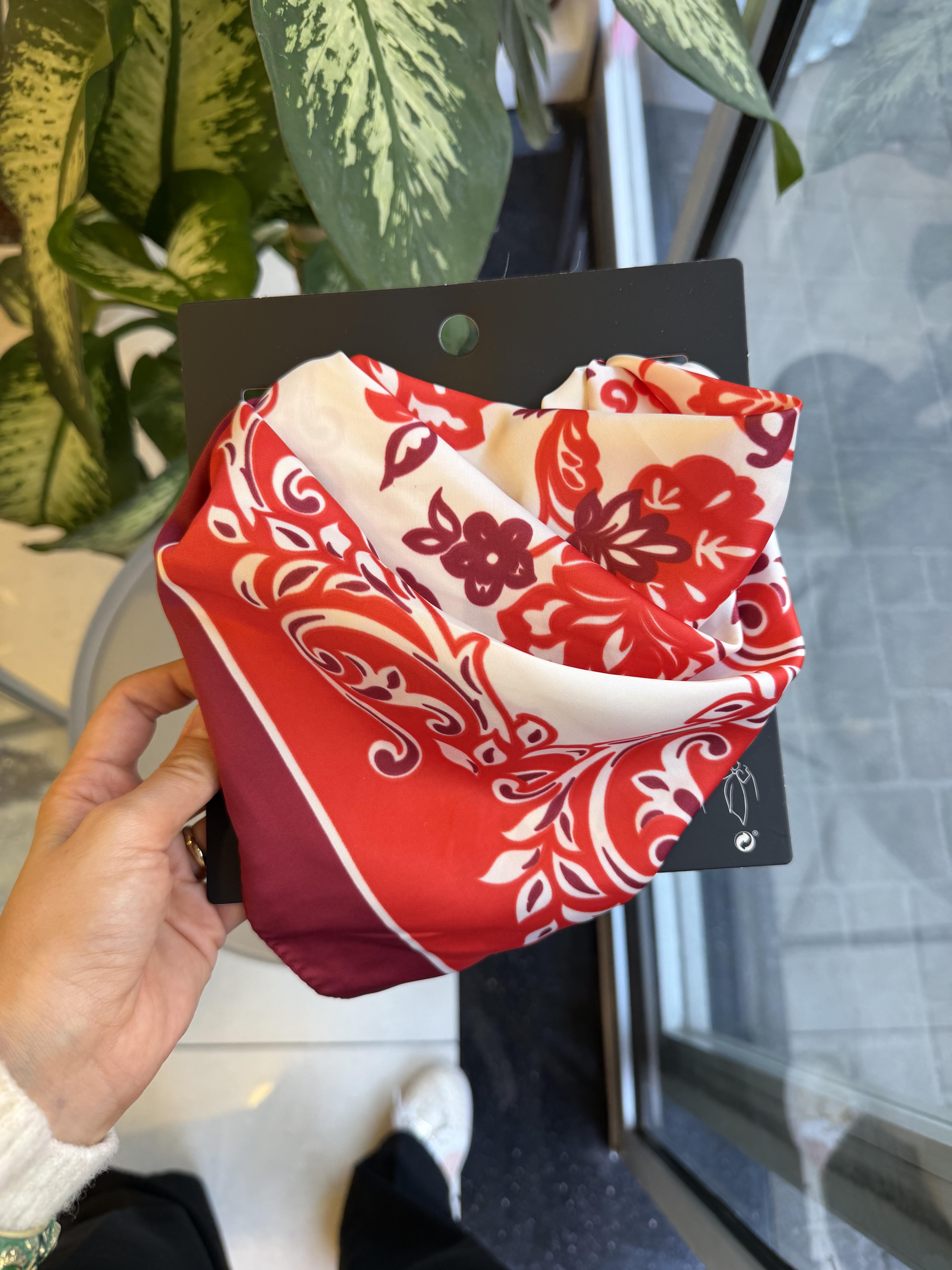 Desenli Fular 70X70CM - ÇOK RENKLİ