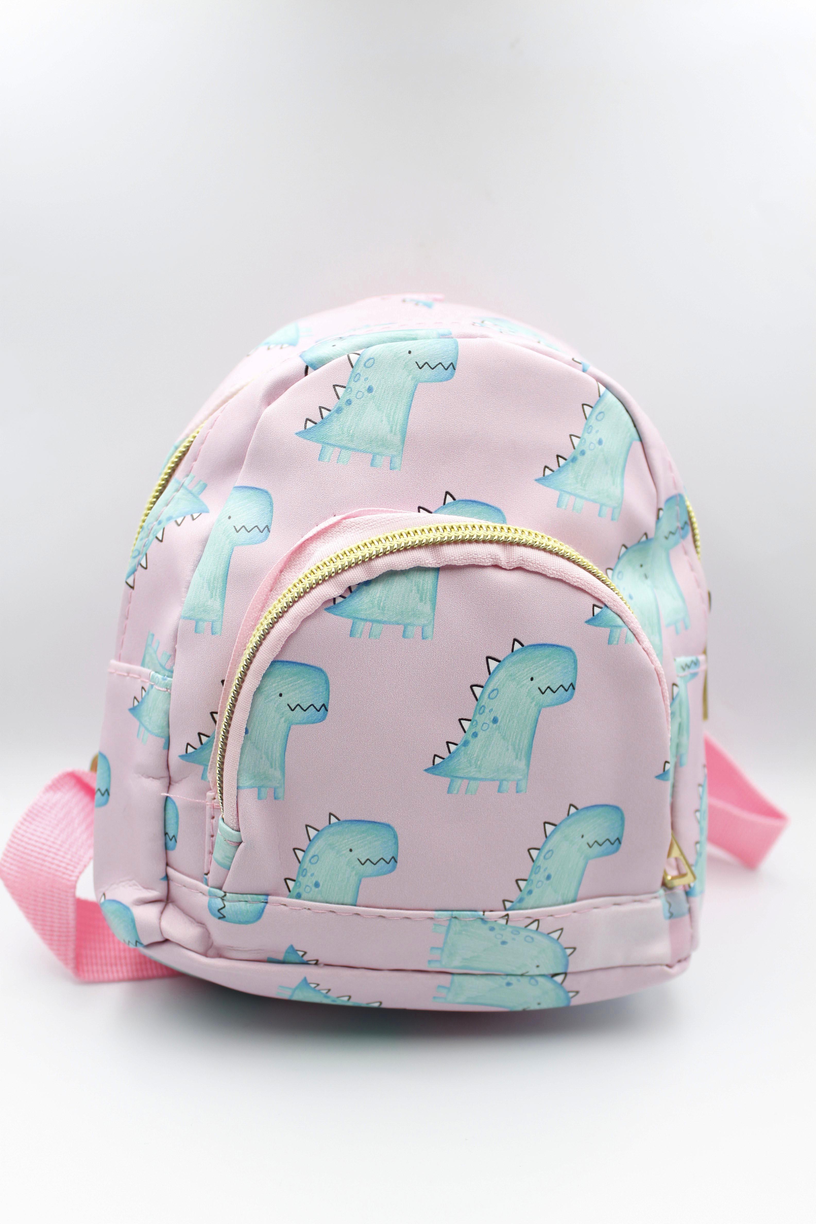 Dinozor Çocuk Çanta - Pembe