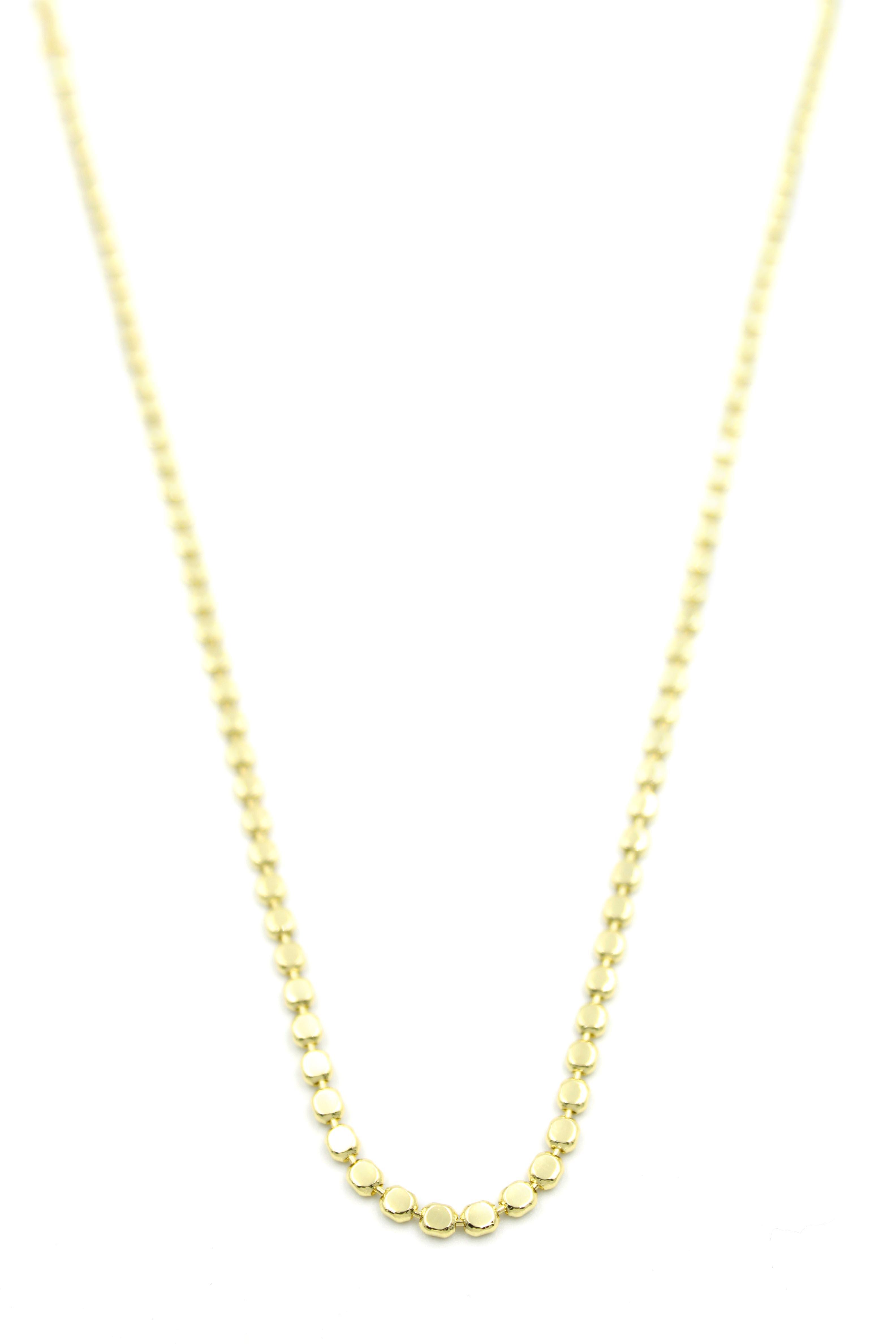 Ezme Zincir Kolye - 45cm - Altın