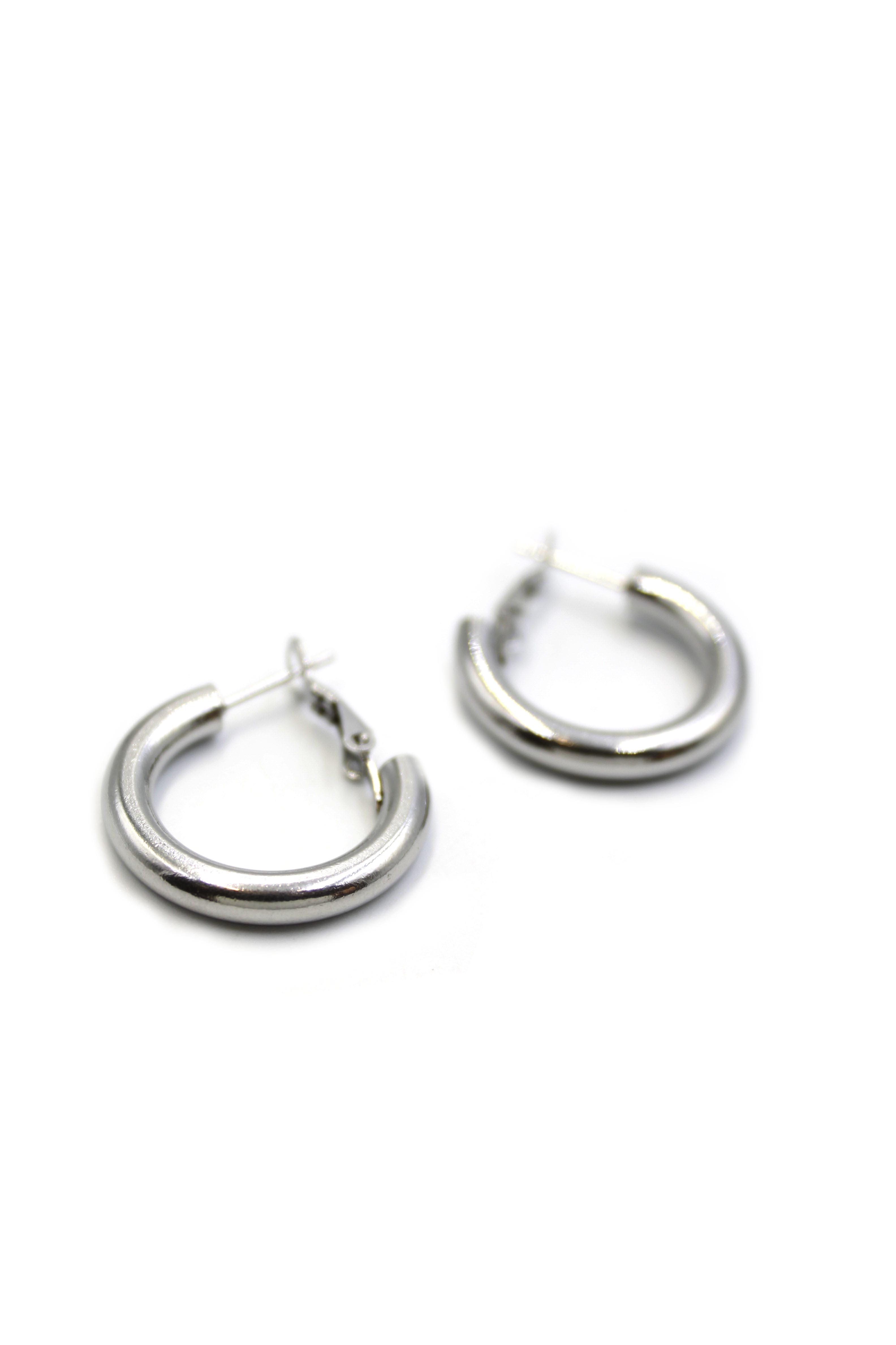 Halka Küpe - 2 cm - Gümüş