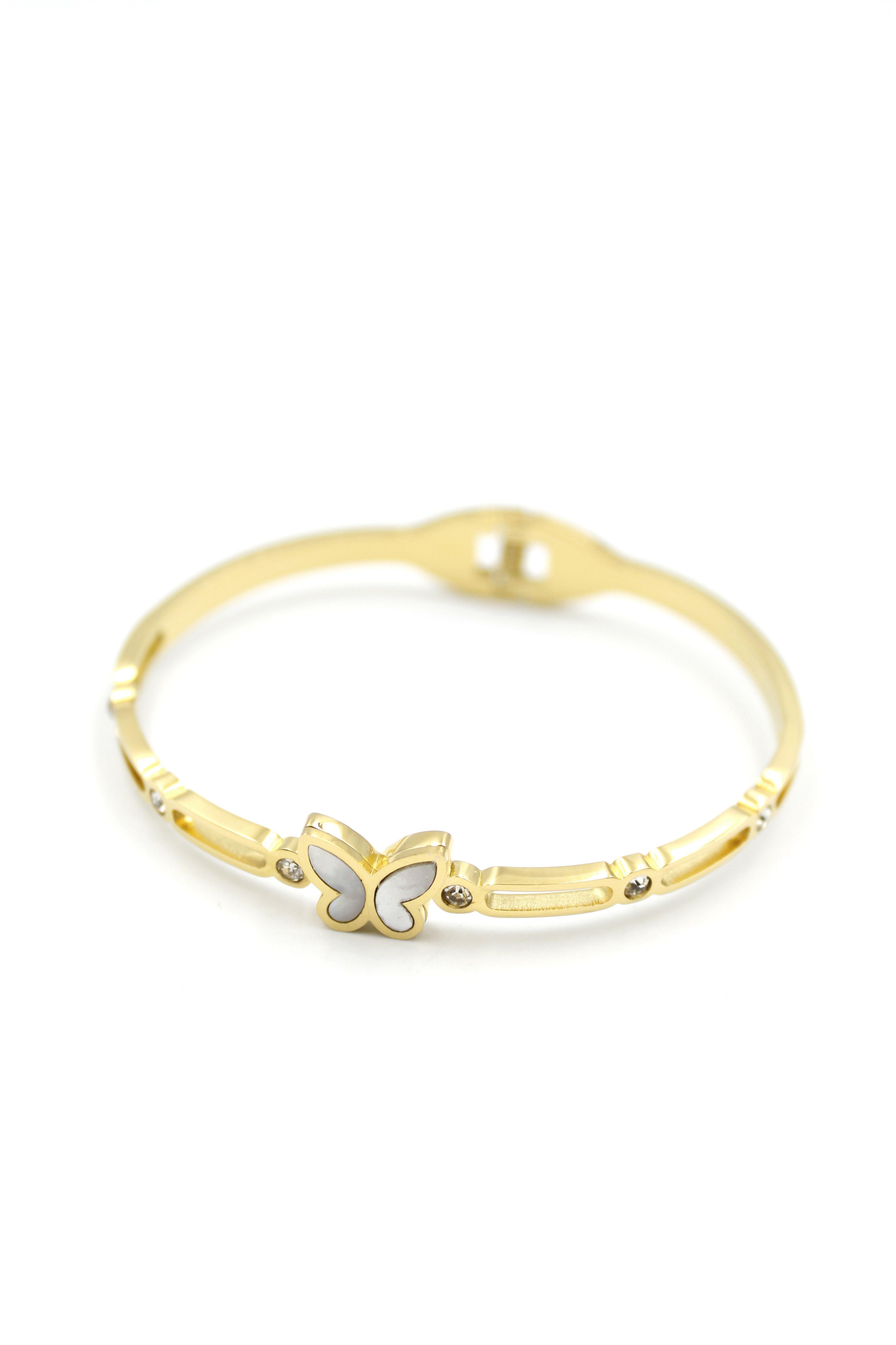 Kelebek Bilezik - Altın